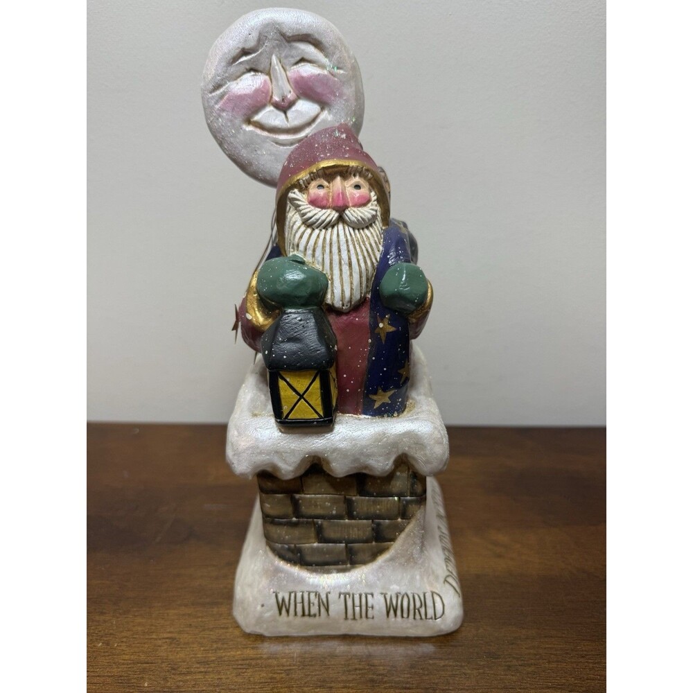 Santa Clause Pam Schifferl "When the World Depends on You" Figurine Midwest RARE